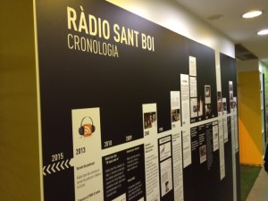 Una cronologia molt visual recorre la història de Ràdio Sant Boi al llarg dels anys // David Guerrero