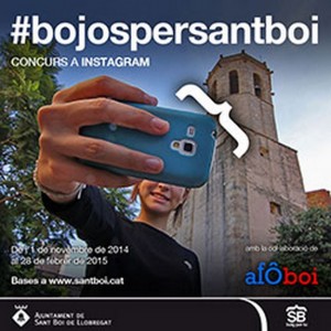 Cartell del primer concurs de selfies santboianes. // Ajuntament de Sant Boi