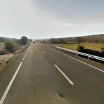Imagen de la carretera N-230 en el término municipal de Alcampell, lugar donde se ha producido el accidente // Google Maps