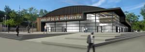 Recreació del nou Mercat Centre-Muntanyeta // Ajuntament de Sant Boi