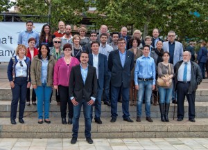 La llista de CiU a Sant Boi de Llobregat encapçalada per Jordi Garcia // CiU Sant Boi