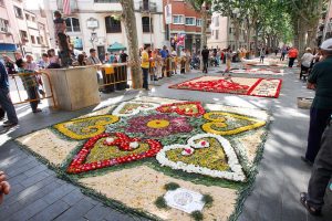 Catifa floral de les festes // Ajuntament de Sant Boi