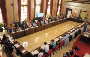 Imatge de la reunió per la nova direcció de l'ens // Red de Ciudades por la Bicicleta