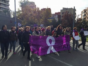 Els santboians marxant contra la violència masclista // Ajuntament de Sant Boi