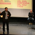 Oriol Junqueras, al seu discurs a Can Massallera // Elisenda Colell
