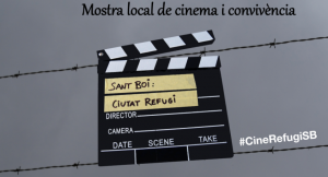 Detall del cartell de la 1a Mostra Local de Cinema i Convivència //Ajuntament de Sant Boi