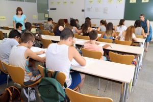 Una imatge d'una aula de suport a l'estudi // Ajuntament de Sant Boi