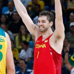 Gasol celebra la victòria que li dóna el bronze als JJOO de Rio // RTVE