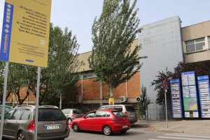 Cartell que senyalitza les obres en un polígon // Ajuntament de Sant Boi