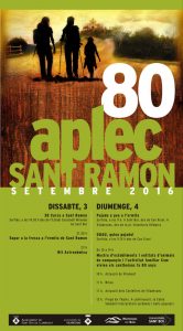 El programa de l'aplec de Sant Ramon 2016 concentra més activitats en diumenge // Ajuntament de Sant Boi de Llobregat