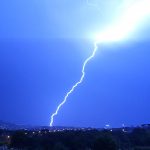 Espectaculars imatges de la tempesa, captades des de Ciutat Cooperativa - Rafa García