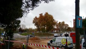 Les obres permetran entrar al barri des de la carretera BV-2002 // Laia Pidelaserra