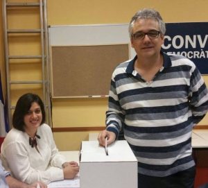 Miquel Amargós durant les eleccions al comité executiu local // PDECat Sant Boi